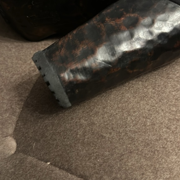 John Fluevog charcoal high heels. Gently worn three or so times. - Picture 7 of 8